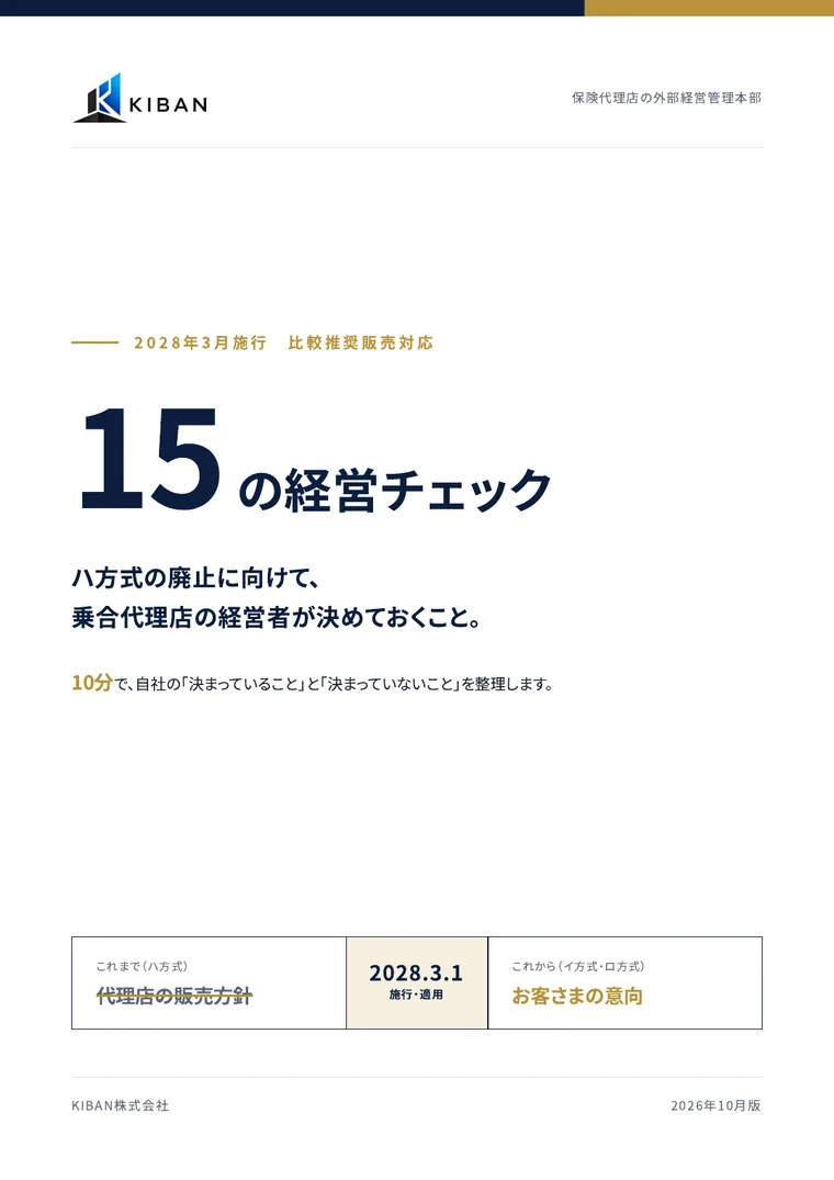 無料PDF「15の経営チェック」の表紙